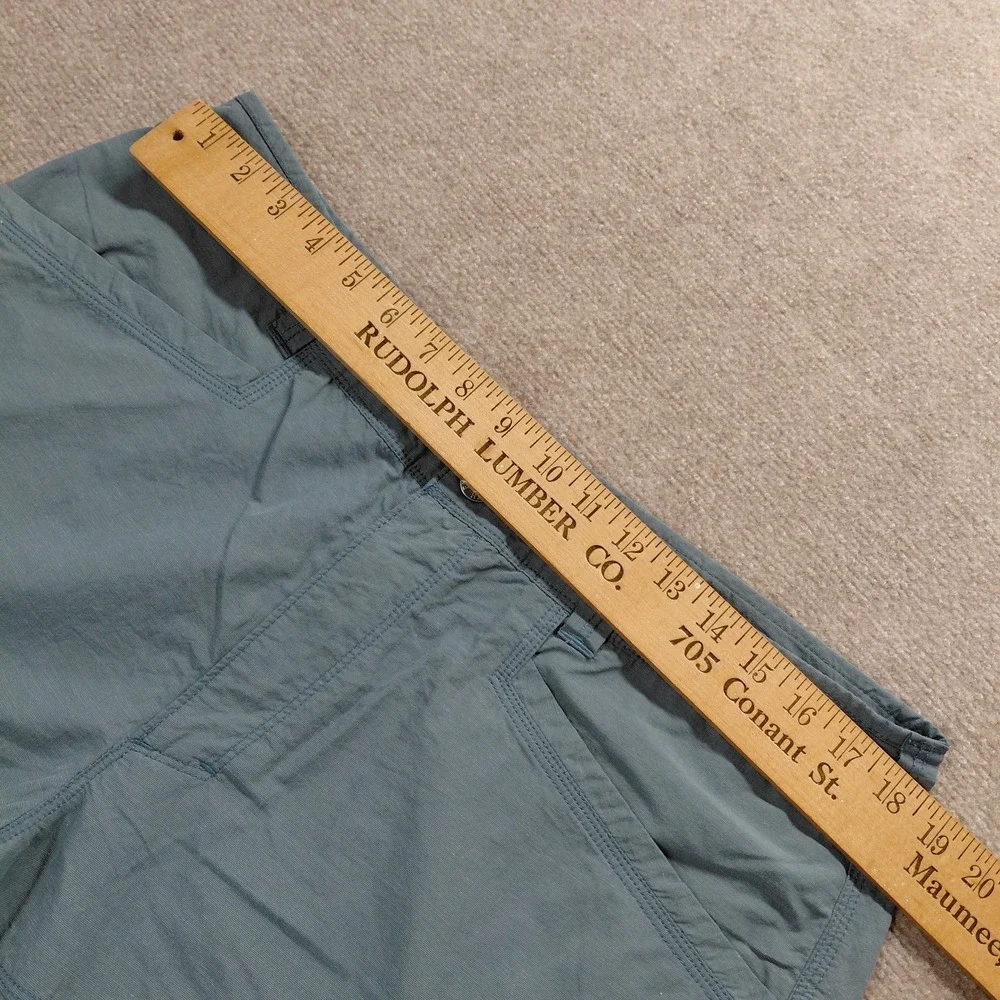 The North Face Mens 38 (Fits 36) Dusty Blue Hiking Cargo Shorts Nylon Blend 9.5